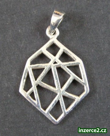 Propletený šestiúhleník - stříbrný přívěsek_1 46728_1.jpg