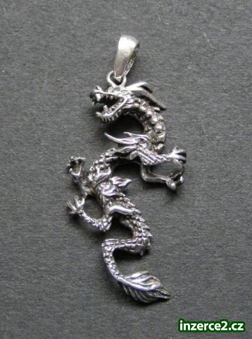 Asijský drak - stříbrný přívěsek_1 46758_1.jpg
