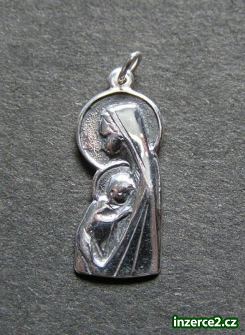 Madonka - stříbrný přívěsek_1 46765_1.jpg