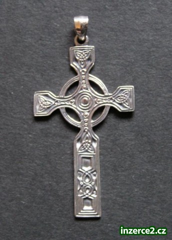 Irský kříž - stříbrný přívěsek_1 46767_1.jpg