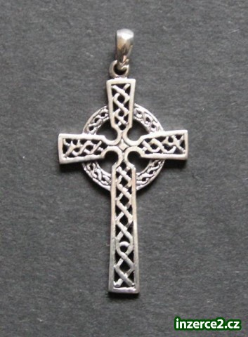 Keltský kříž - stříbrný přívěsek_1 46777_1.jpg