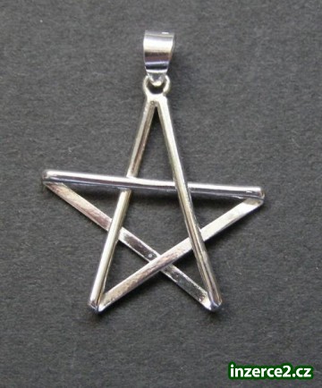 Pentagram - stříbrný přívěšek_1 46786_1.jpg