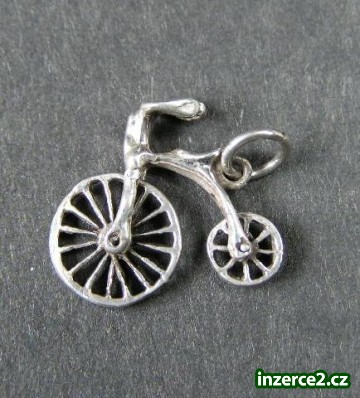Velociped - stříbrný přívěšek_1 46792_1.jpg