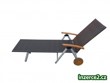 Zahradní polohovací lehátko ratan 2. jakost_1 484807_1.jpg