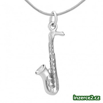 Stříbrný přívěsek ve tvaru saxofonu_1 514609_1.jpg