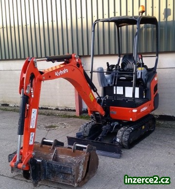 Minibagr Kubota KX1-461 - výborný stav_2 514627_2.jpg
