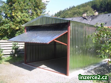 plechová garáž 3x5m,sedlová střecha,výklopná vrata, CELÁ ČR_1 93757_1.jpg