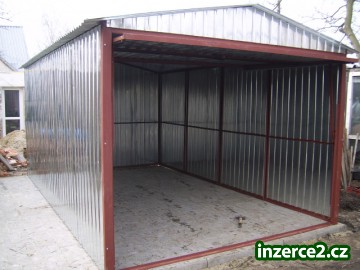 plechová garáž 3x5m,sedlová střecha,výklopná vrata, CELÁ ČR_2 93757_2.jpg